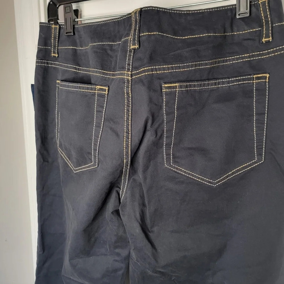 NWOT Lands End Sateen Hollywood Flare Jeans Fit 1 Size 8 - Picture 4 of 12